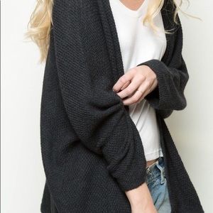 Brandy Melville Black Caroline Cardigan